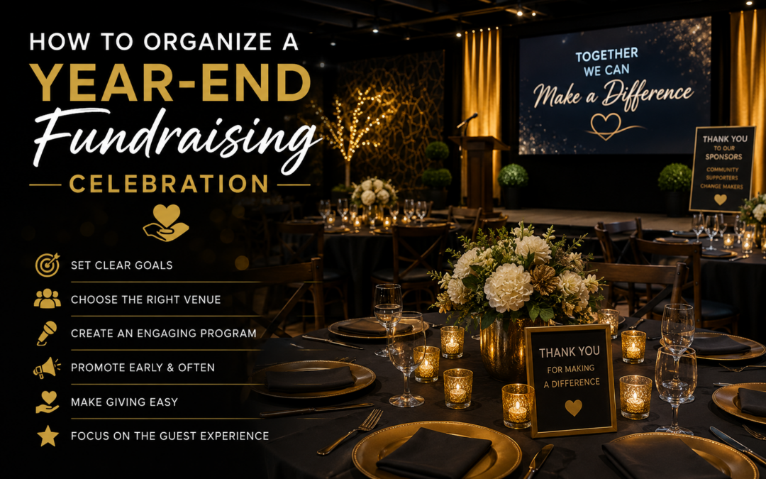 How to Organize a Year-End Fundraising Celebration